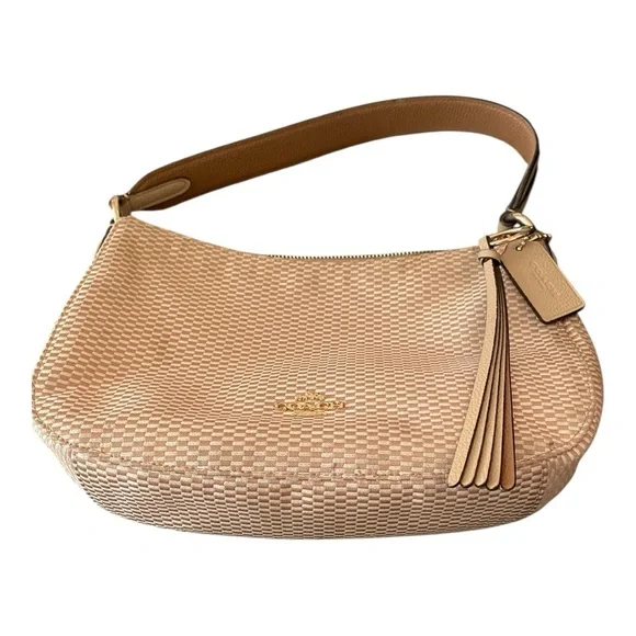 Coach Chelsea Tan 2 Way Bag Sold Out Online MSRP $452 - Picture 6 of 9
